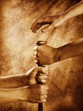 Buy Hands on Baseball Bat at AllPosters.com
