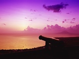 Buy Lone Brimstone Hill Fortress Cannon at Sunset at AllPosters.com