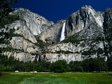 Waterfall and Valley at Yosemite