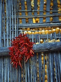 Chili Peppers and Corn Drying