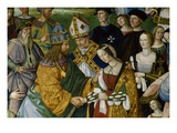 Detail of Fresco Painting of Frederick III