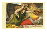 Buy Siegfried Slaying Dragon at AllPosters.com
