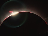 Solar Prominences and Diamond Ring Effect