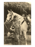 Buy China Poblana in Native Garb with Horse, Mexico at AllPosters.com