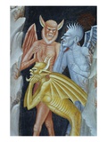 Detail of Demons from Militant Church and Triumphant Church
