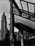 Iron Railed Stairway, Manhattan, 1944