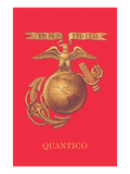 USMC Emblem, Quantico Premium Poster