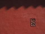 Brick Carving of Flowers on Forbidden City Wall