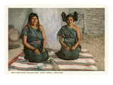 Hopi Mother and Daughter