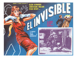 Mexican Movie Poster for the Invisible Man
