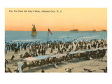 Beach Scene, Atlantic City, New Jersey
