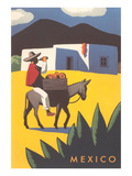 Motifs of Mexico, Burro, Peon, Adobe