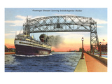 Steamer, Duluth, Superior Harbor, Minnesota