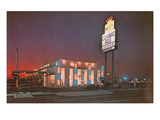 Cosmic Age Lodge, Retro Premium Poster