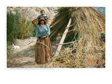 Havasupai Woman with Child in Basket, Arizona