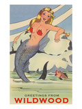 Greetings from Wildwood, New Jersey, Mermaid