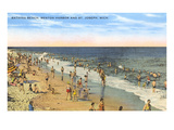 Beach, Benton Harbor, Michigan