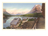 Buy Going-to-the-Sun Chalets, Glacier Park, Montana at AllPosters.com