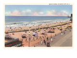Beach Scene, Atlantic City, New Jersey