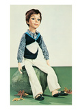 Boy Doll in Sweater Vest