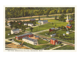 Aerial View, Greenfield Village, Dearborn, Michigan