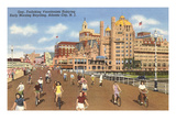 Bikes on Boardwalk, Atlantic City, New Jersey