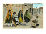 Women of Tesuque Pueblo, New Mexico