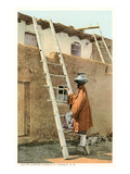 Buy Water Carrier in Tesuque Pueblo, New Mexico at AllPosters.com