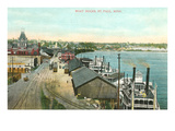 Boat Docks, St. Paul, Minnesota