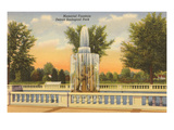 Buy Memorial Fountain, Detroit Zoological Park, Michigan at AllPosters.com