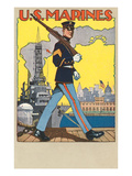 US Marines, Patrolling Dock