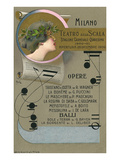 Buy Playbill for La Scala Recital at AllPosters.com