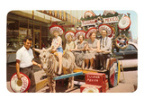 Buy Midwesterners in Zebra Cart, Tijuana, Mexico at AllPosters.com