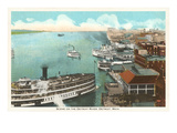 Buy Detroit River, Detroit, Michigan at AllPosters.com