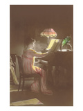 Buy Old-Fashioned Lady at the Piano at AllPosters.com