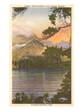 Sunset, Swiftcurrent Lake, Glacier Park, Montana