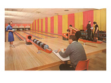 Buy Interior, Bowling Alley, Retro at AllPosters.com