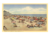 Buy Beach Scene, Ocean Grove, New Jersey at AllPosters.com