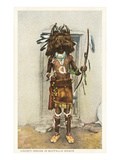 Buy Cochiti Pueblo Indian in Buffalo Dance at AllPosters.com