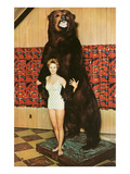 Lady with Bear, Retro