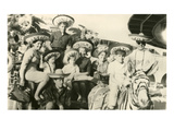 Tijuana Tourists with Sombreros, Mexico