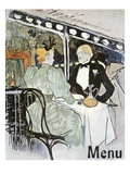 Toulouse-Lautrec: Menu