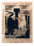 Manet: Cats Poster, 1868