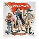 Free Silver Cartoon, 1896