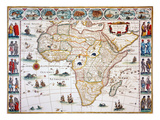 Map Of Africa, 1630