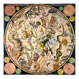 Buy Celestial Hemisphere, 1790 at AllPosters.com
