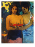 Gauguin: Two Women, 1899 Art Print