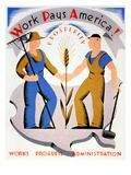 New Deal: Wpa Poster Giclee Print