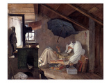Buy Spitzweg: Poor Poet, 1839 at AllPosters.com