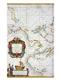Buy East Indies Map, 1670 at AllPosters.com